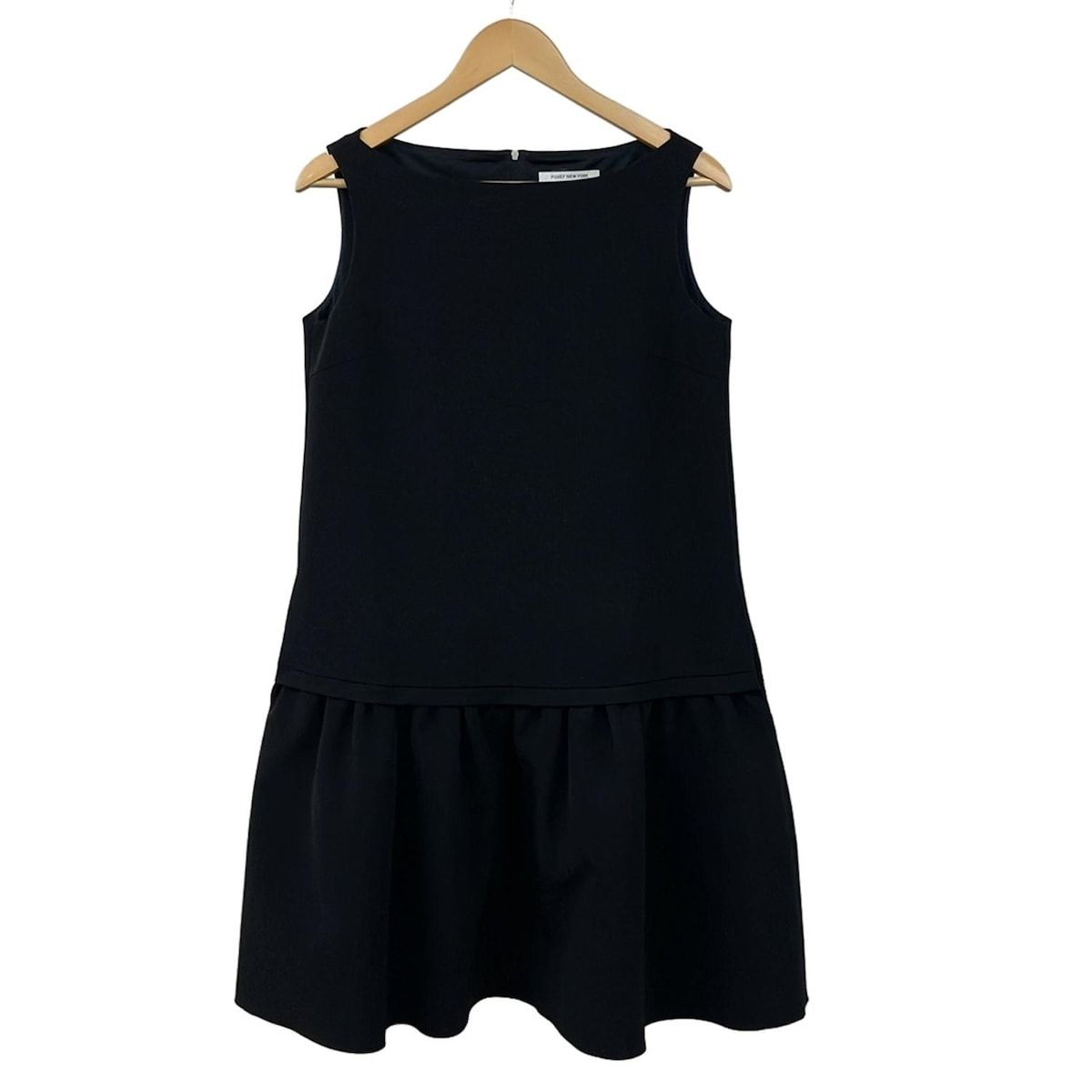 FOXEY NEW YORK ノースリーブひざ丈ワンピース 40 FOXEY NEW YORK(フォクシーニューヨーク) ワンピース サイズ40 M