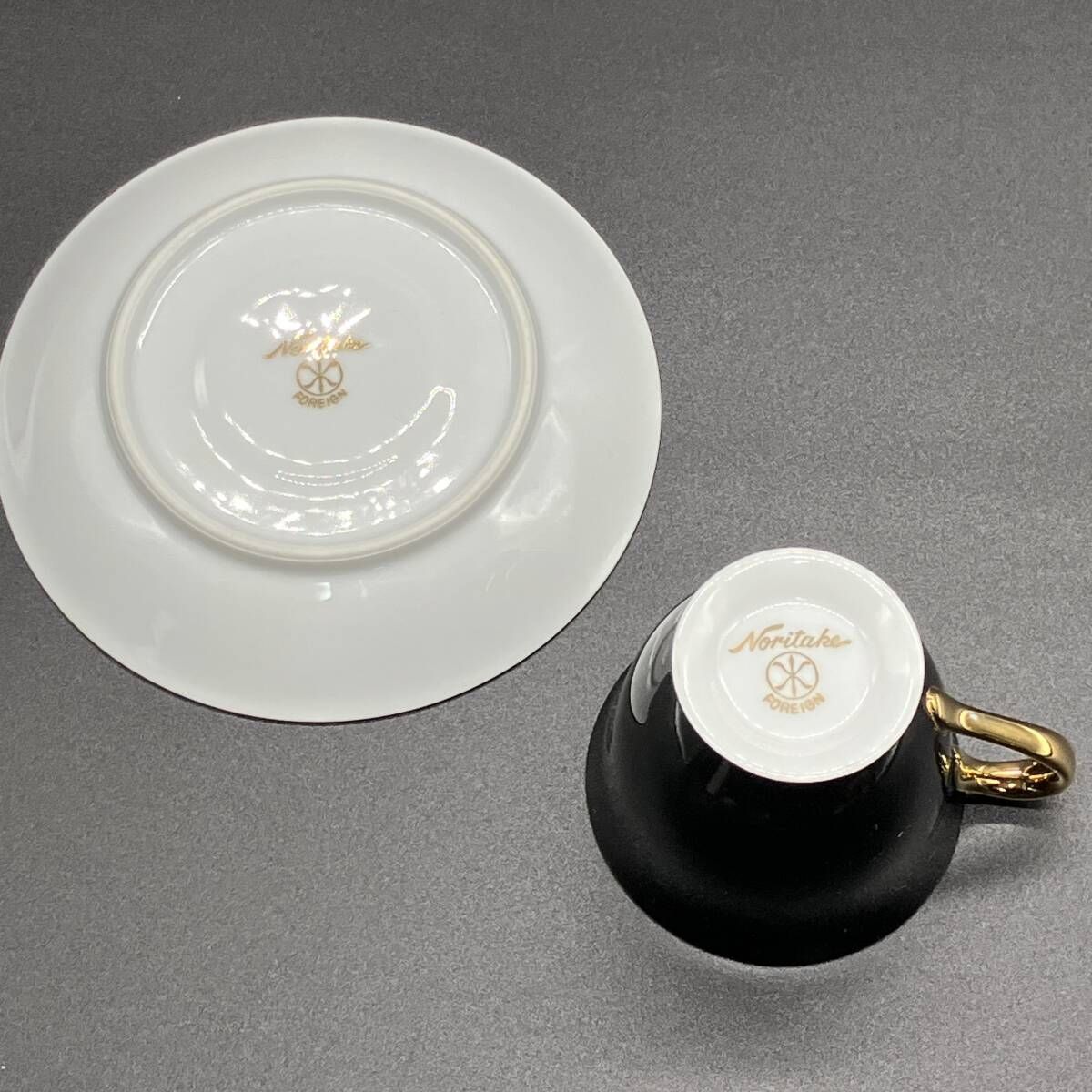 美品！ オールドノリタケ ゴールド キャビネッ カップ&ソーサー