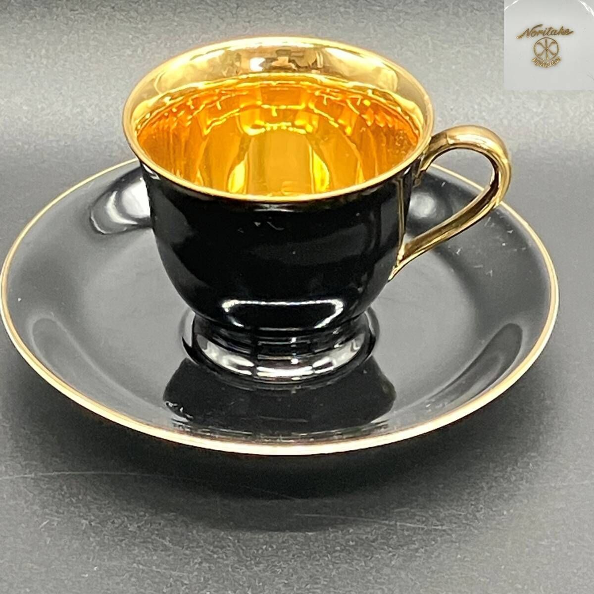 美品！ オールドノリタケ ゴールド キャビネッ カップ&ソーサー