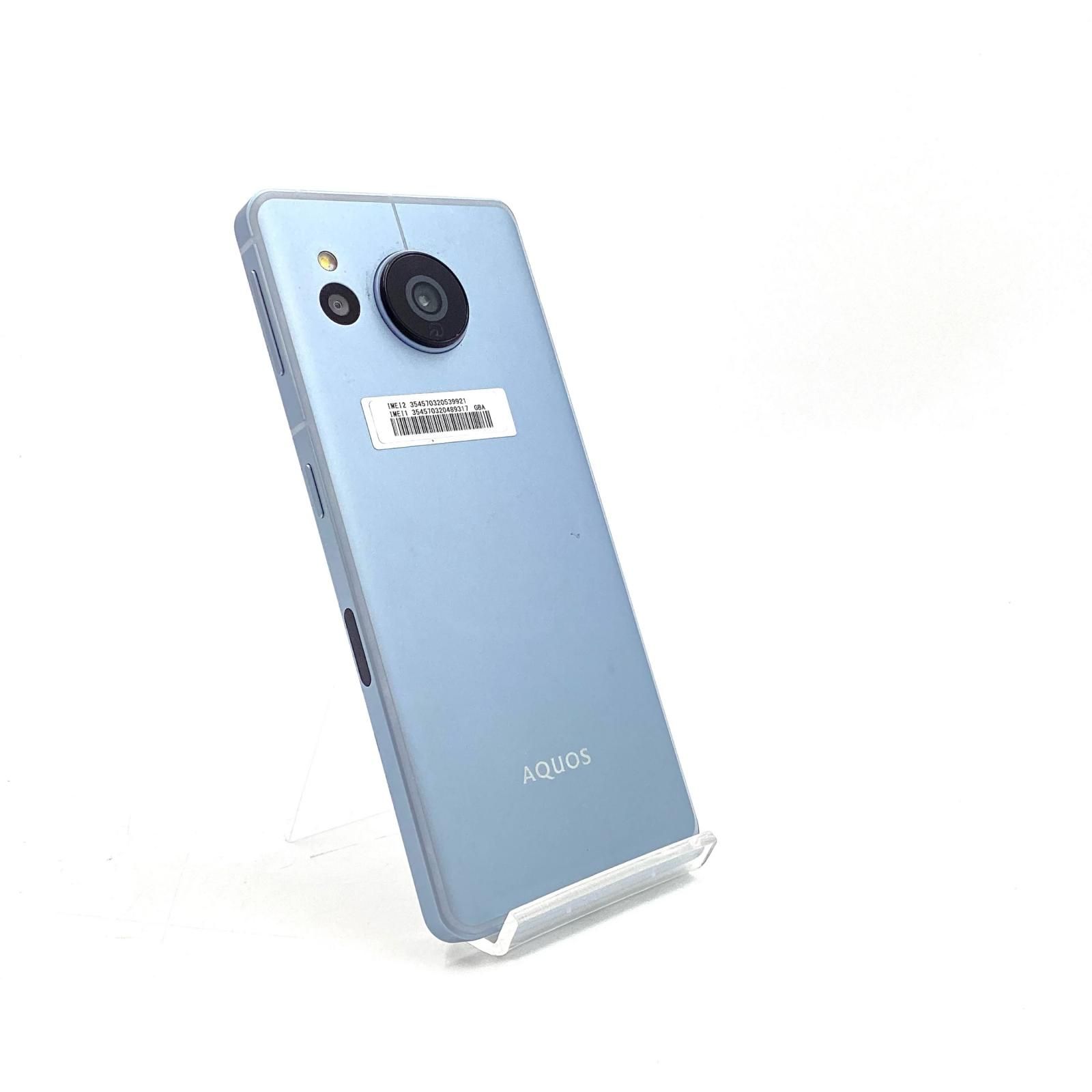 SHARP AQUOS sense7 128GB ブルー 楽天モバイル SH-M24 白ロム 動作