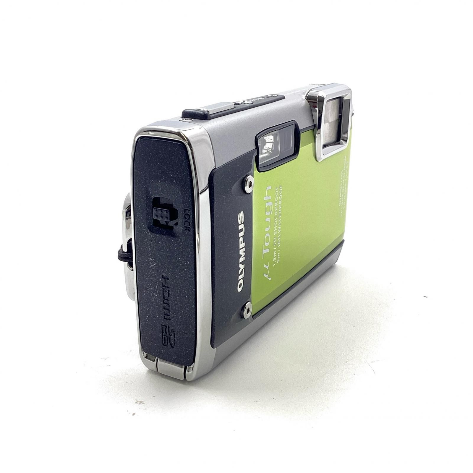 OLYMPUS コンパクトデジタルカメラ μTOUGH-6020 [グリーン] 動作確認済