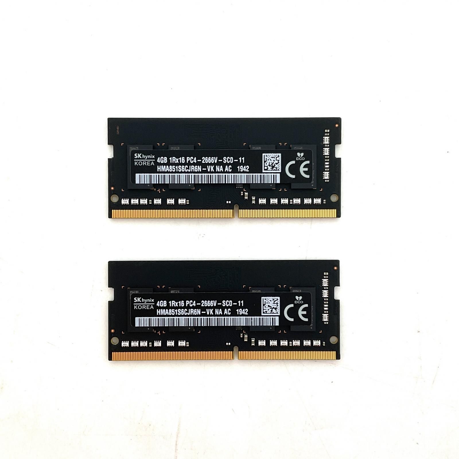 SK SK hynix ノート用メモリ PC4-2666V (DDR4-2666 PC4-21300) 4GBx2枚
