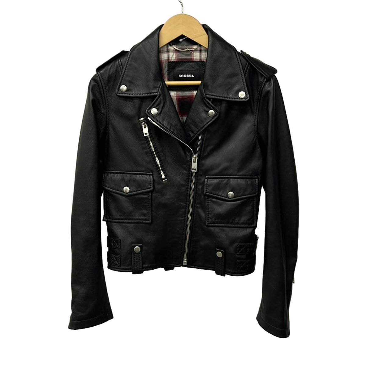 ディーゼル DIESEL 長袖 ジャケット ライダース アウター コーティング