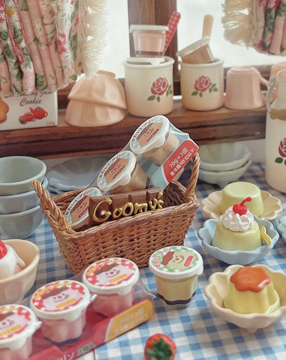 ミニチュア 1/6スケール かわいいプリン ④抹茶プリン - メルカリ