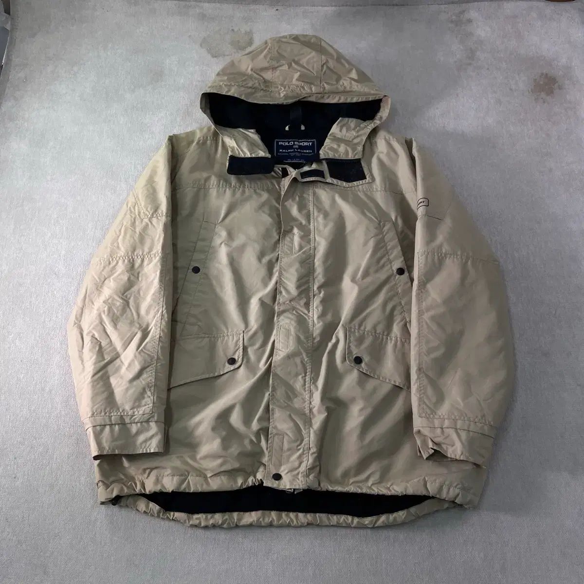 ラルフローレンスポーツ　キルティングジャケット　ブルゾン　ベージュ　Mサイズ 110 POLO RALPH LAUREN(ポロラルフローレン) スポーツ キルティング