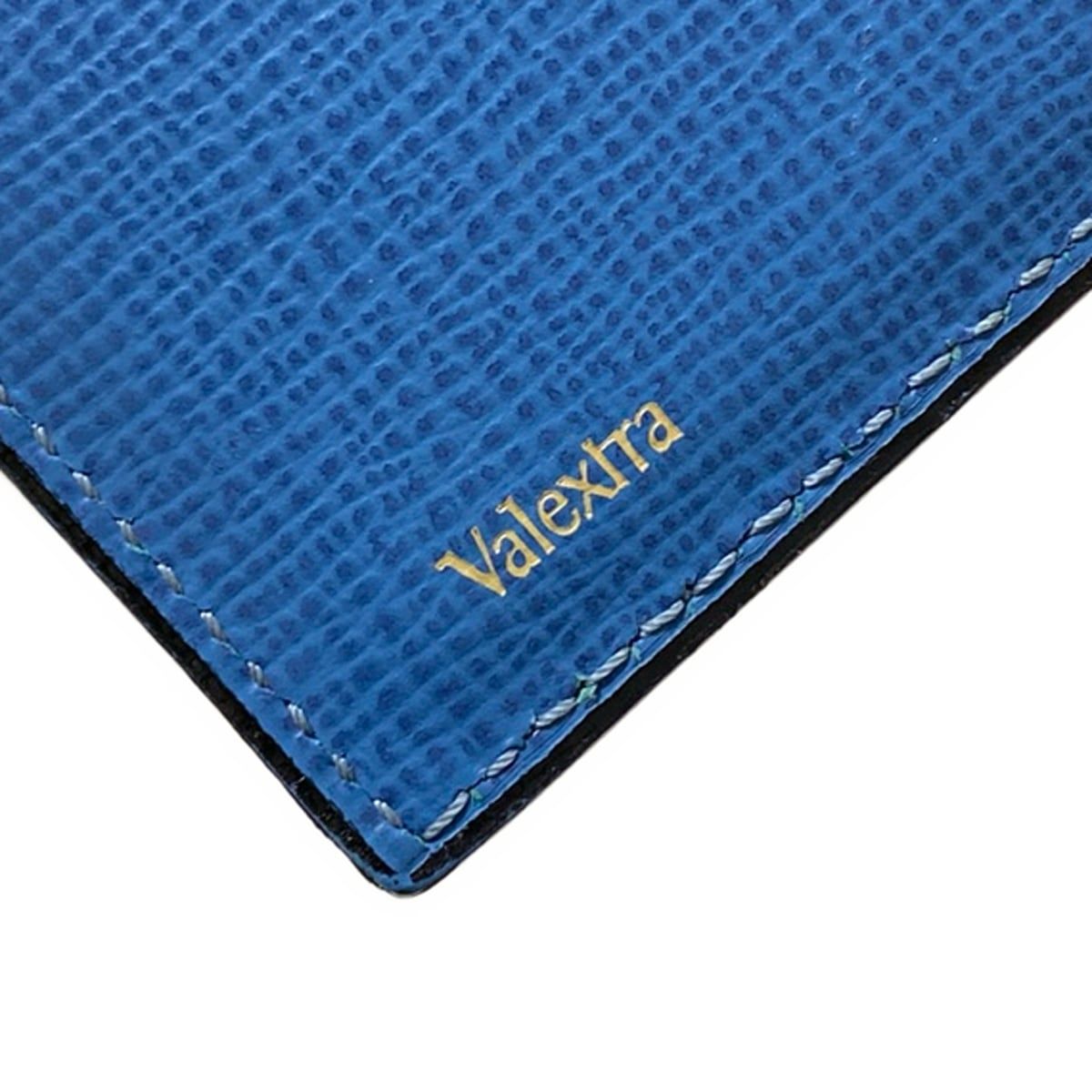 Valextra(ヴァレクストラ) 札入れ - ブルー レザー - メルカリ