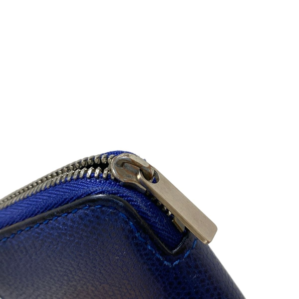 Valextra(ヴァレクストラ) コインケース - ネイビー ラウンド