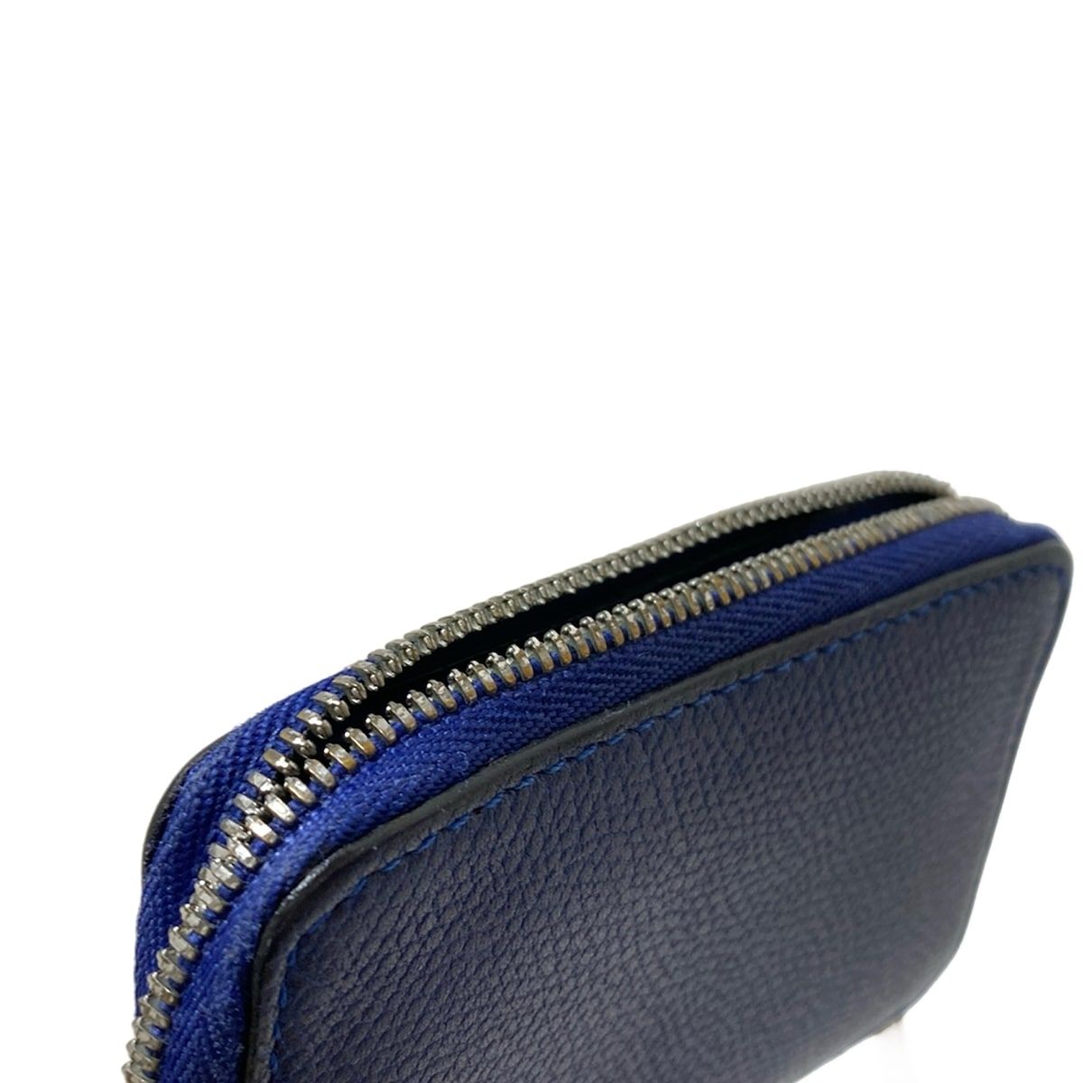 Valextra(ヴァレクストラ) コインケース - ネイビー ラウンド