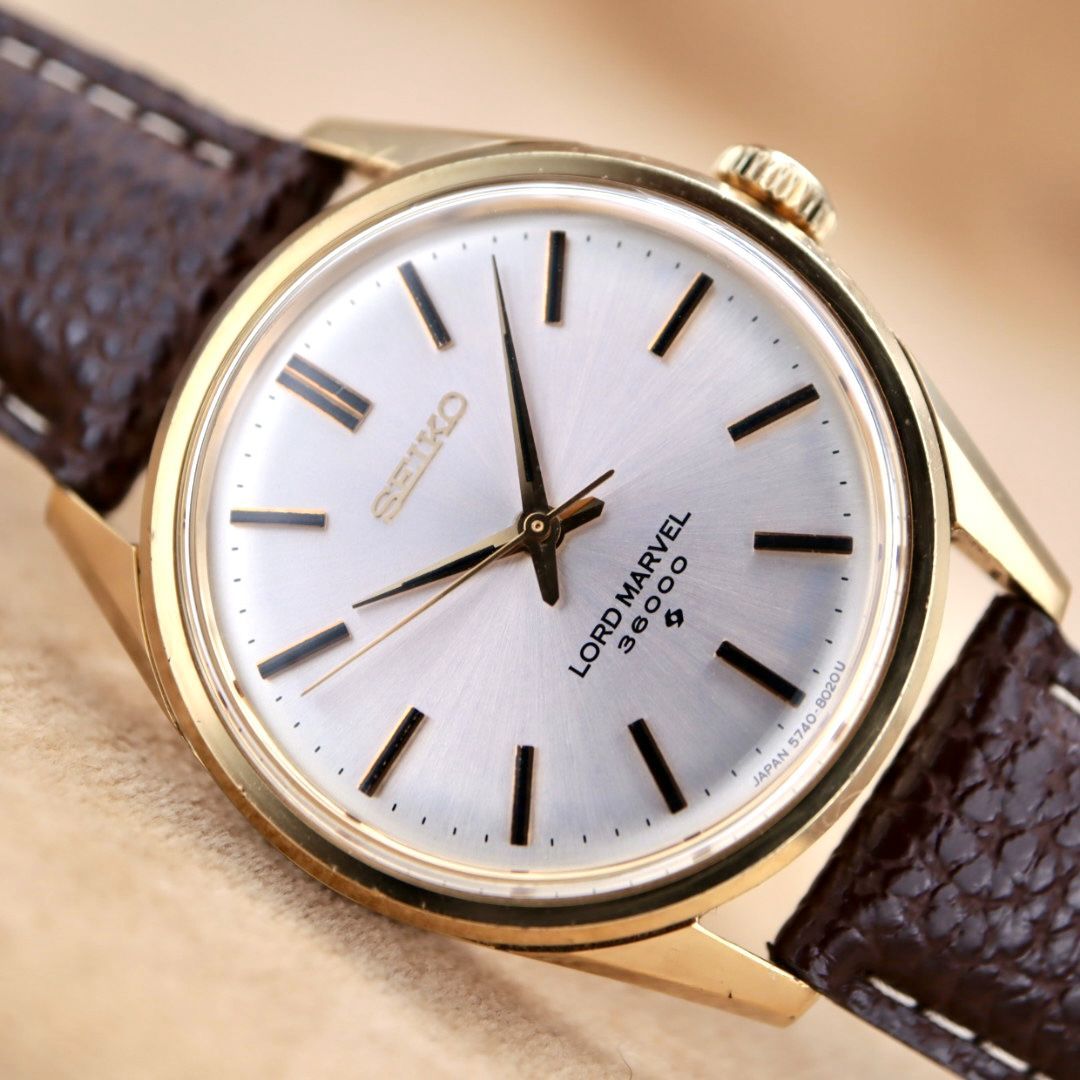 CH30【OH済/仕上済】SEIKO LORD MARVEL 36000 5740-8000 セイコー