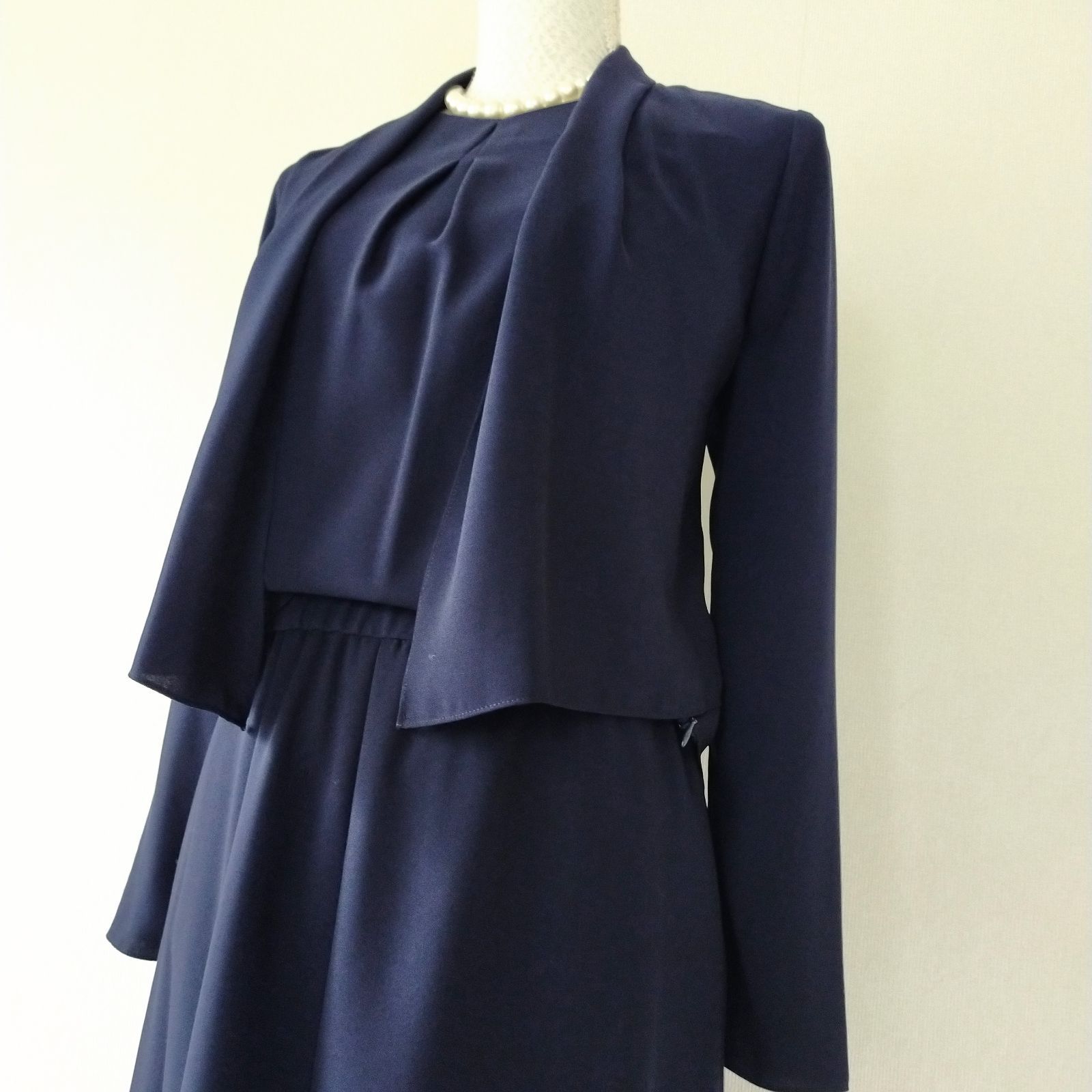 新品同様 高級レリアン 素敵な3点セットアップ 紺色 9号 - メルカリ