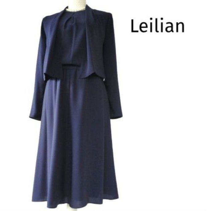 新品同様 高級レリアン 素敵な3点セットアップ 紺色 9号 - メルカリ