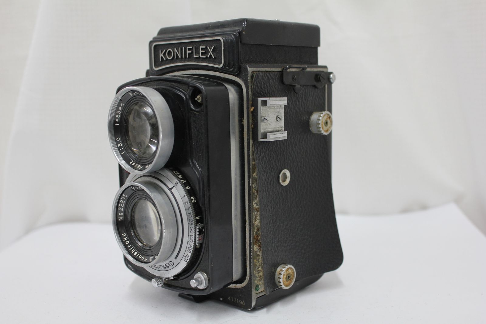 訳あり品】 小西六 KONISHIROKU KONIFLEX Hexanon 85mm F3.5 二眼