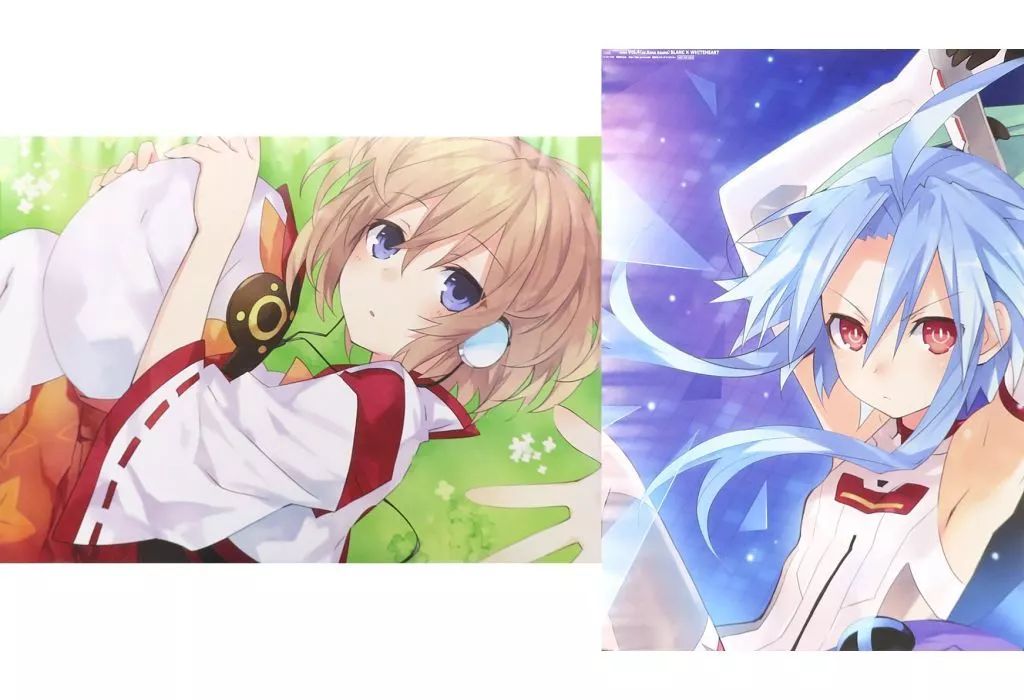 中古】ポスター B2販促ポスター ブラン＆ホワイトハート 「CD 超次元