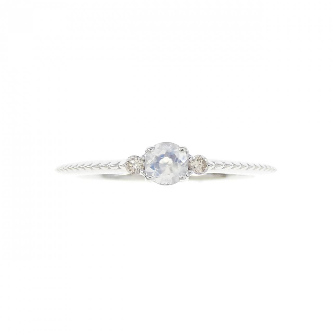 K10WG ムーンストーン リング - メルカリ