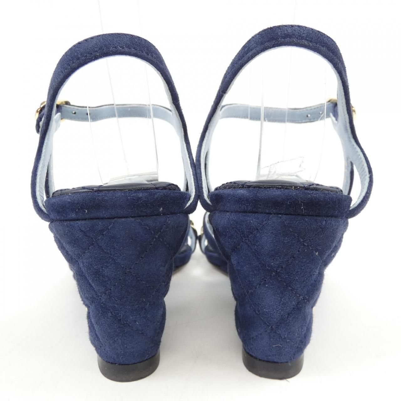 CHANEL シャネル サンダル ネイビー シャネル CHANEL G36932 サンダル - メルカリ