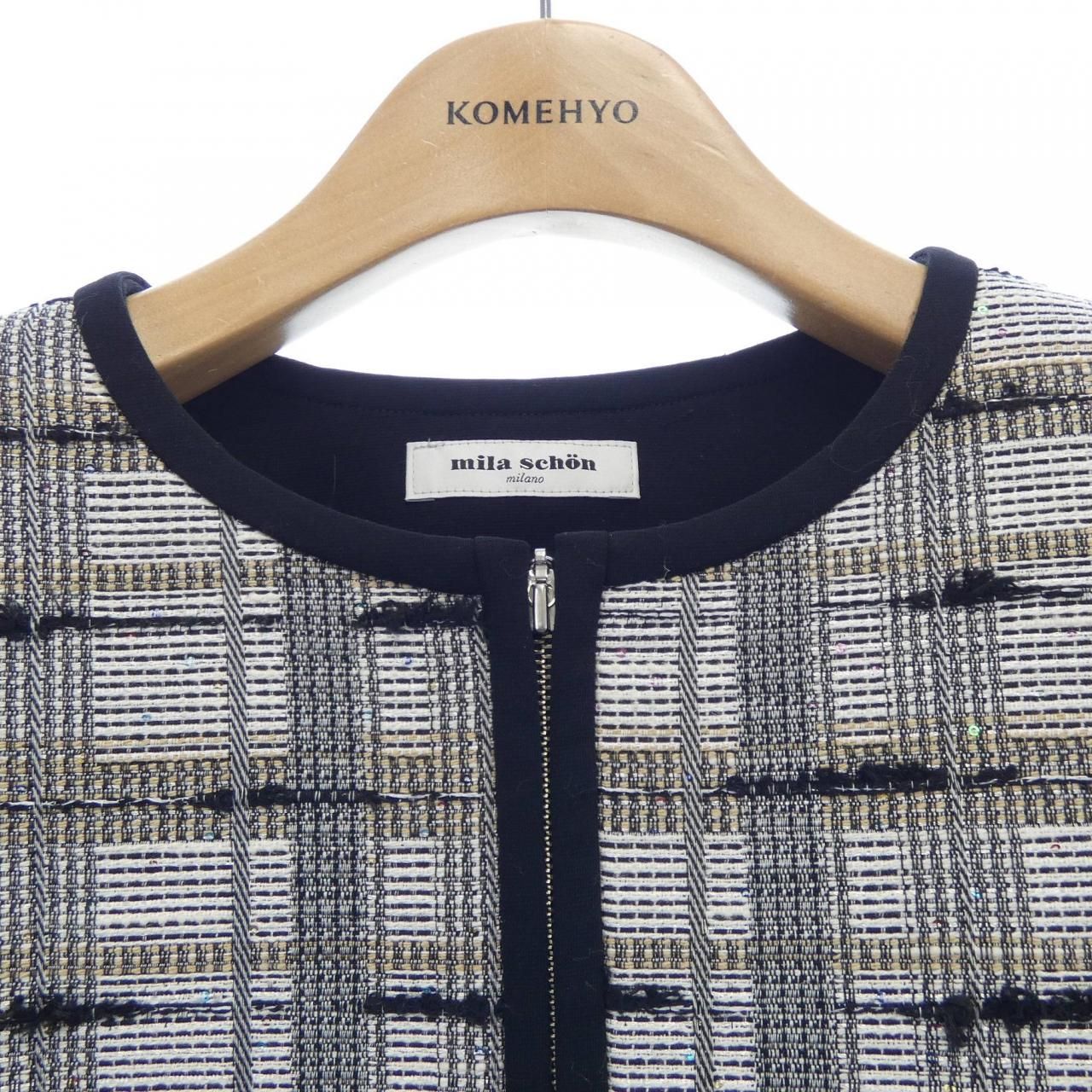 ミラショーン mila schon ノーカラージャケット - メルカリ