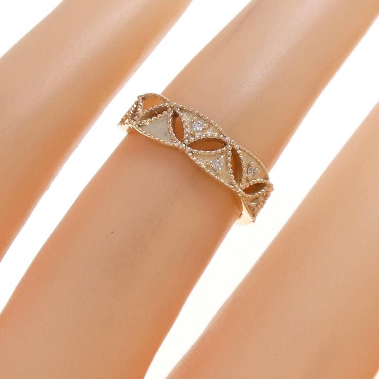 K10PG ダイヤモンド リング - メルカリ