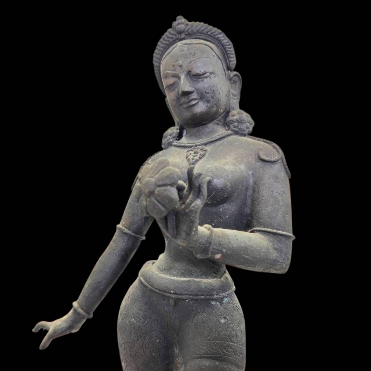 仏教古美術 ヒンドゥー教 ヤクシー像 ブロンズ像 ヤクシニー 仏像 古