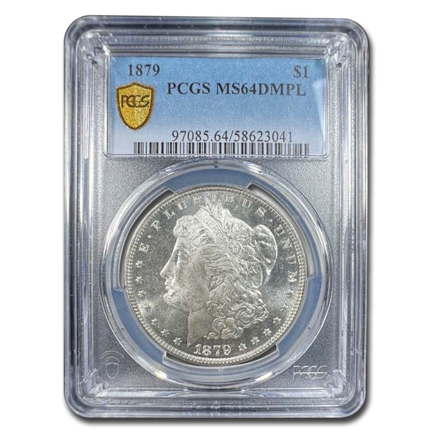 1879年 モルガン・ダラー MS-64 PCGS (DMPL) - メルカリ