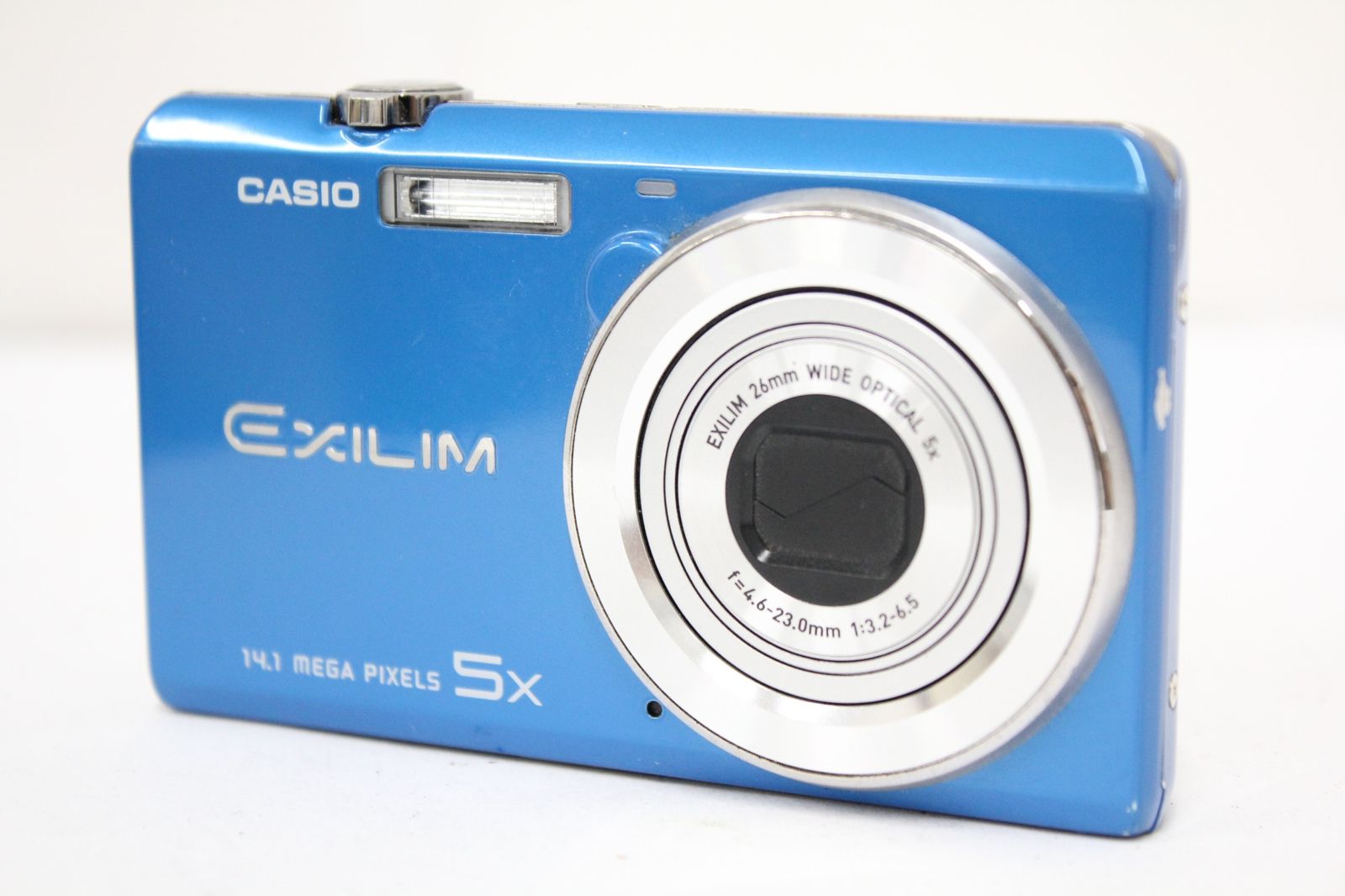 返品保証】 カシオ Casio EXILIM EX-ZS10 ブルー 5x コンパクト