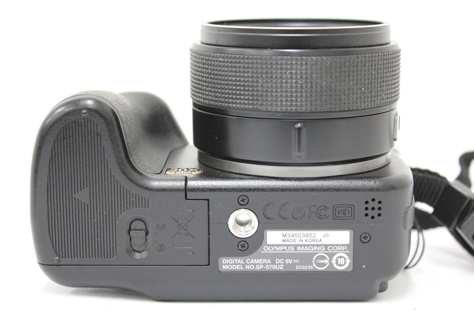 返品保証】 オリンパス Olympus SP-570UZ ブラック 20x コンパクト