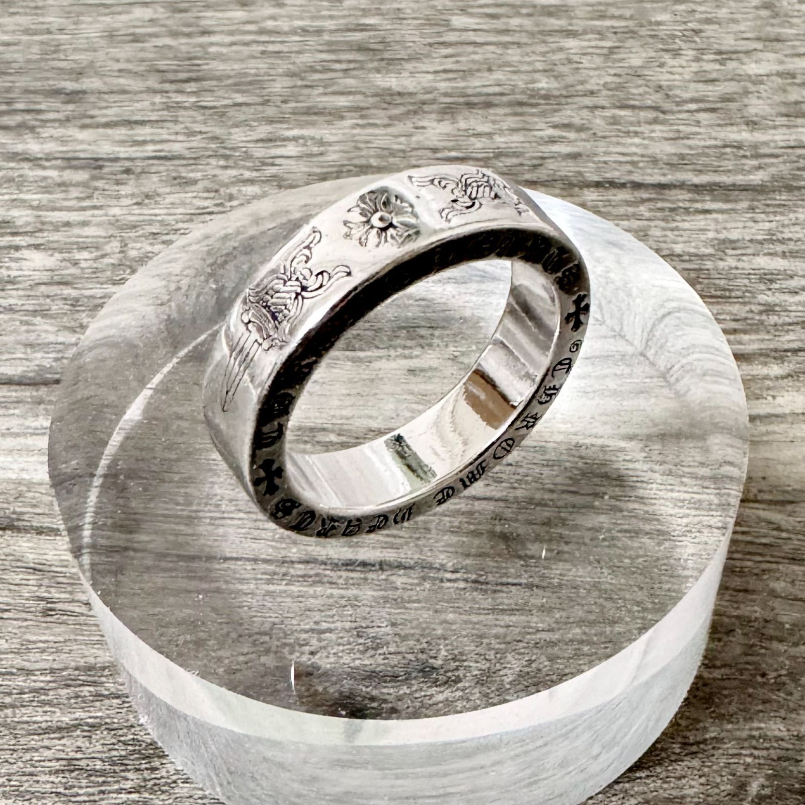 スペーサーリング 指輪 ダガー 幅6mm シルバー silver 平打ち a - メルカリ