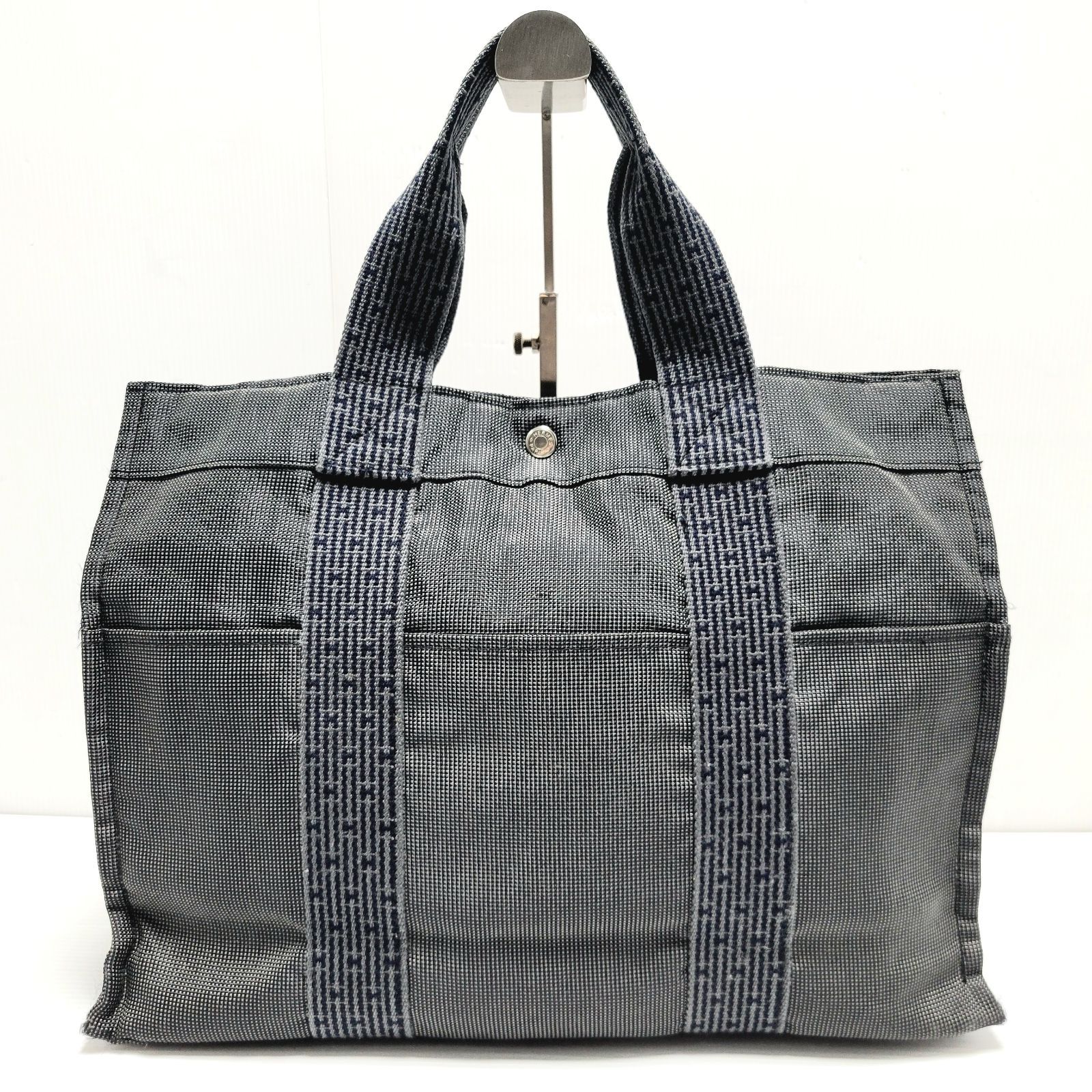 希少品】HERMES エルメス エールライン MM キャンバストートバッグ 