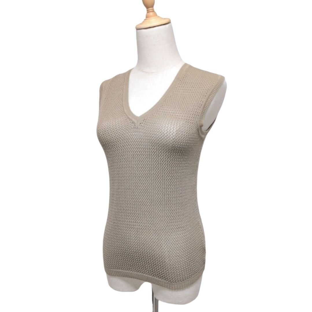 theory セオリー【2】ニットベスト Vネック カシミヤ混 日本製 美品