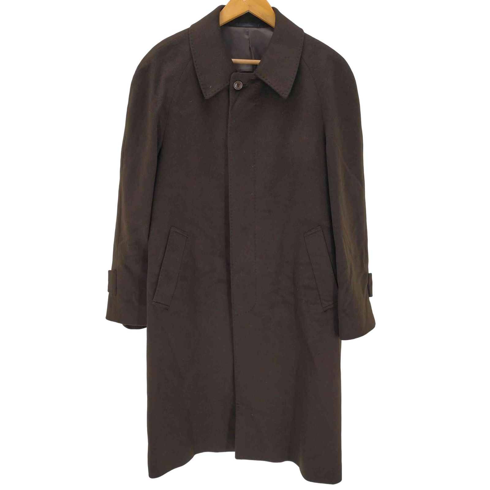 カシミヤ CASHMERE CASHMERE 100% Balmacaan Long Coat カシミア 100