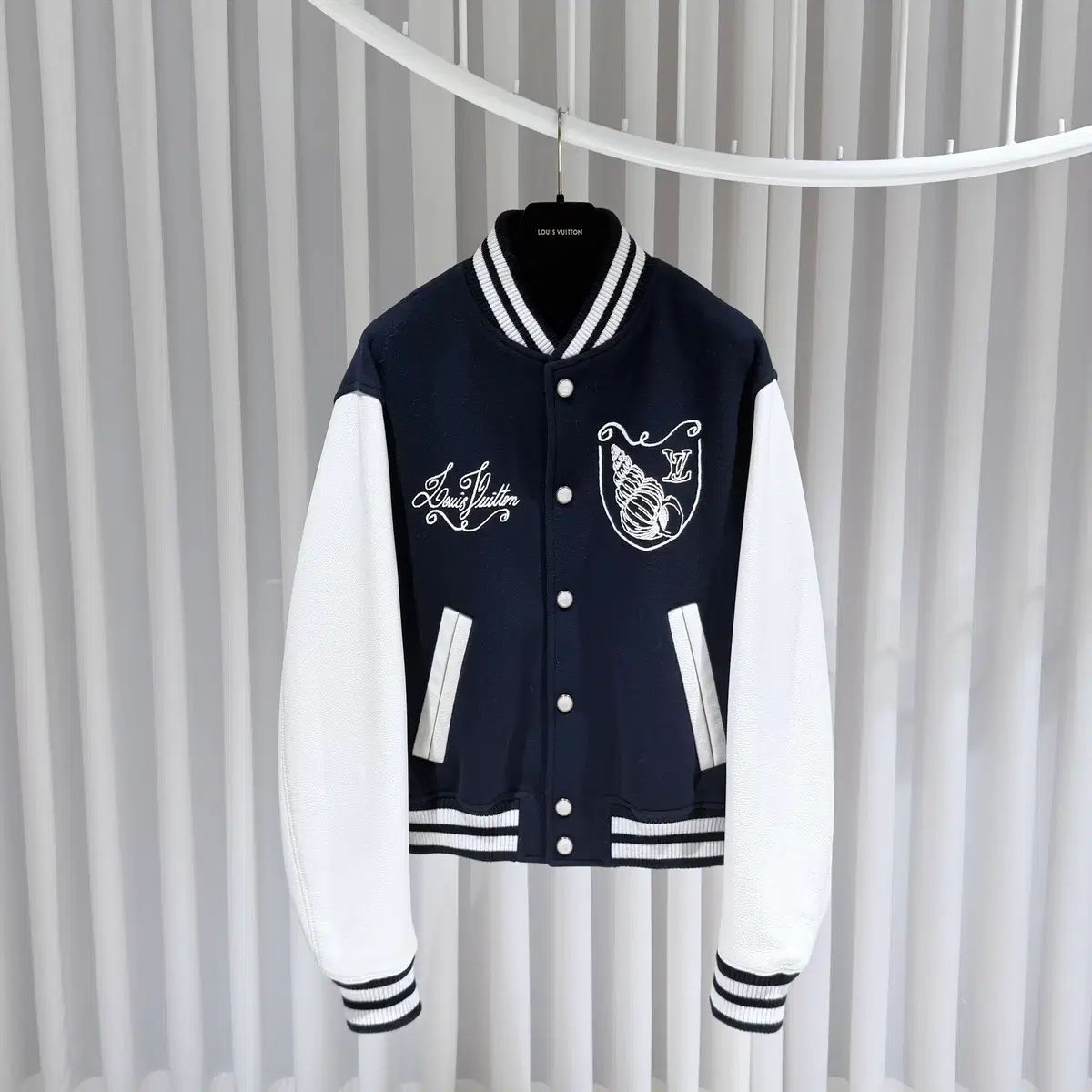 S+ / 52) / Louis Vuitton ルイヴィトン カーフスキン ネイビー ブルー