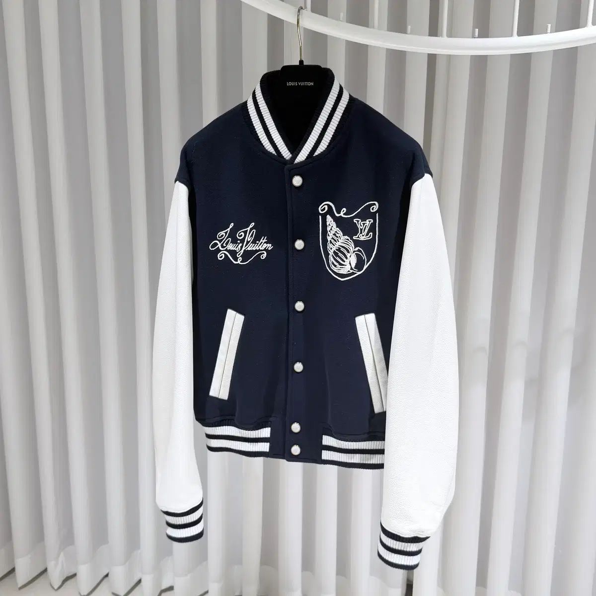 S+ / 52) / Louis Vuitton ルイヴィトン カーフスキン ネイビー ブルー