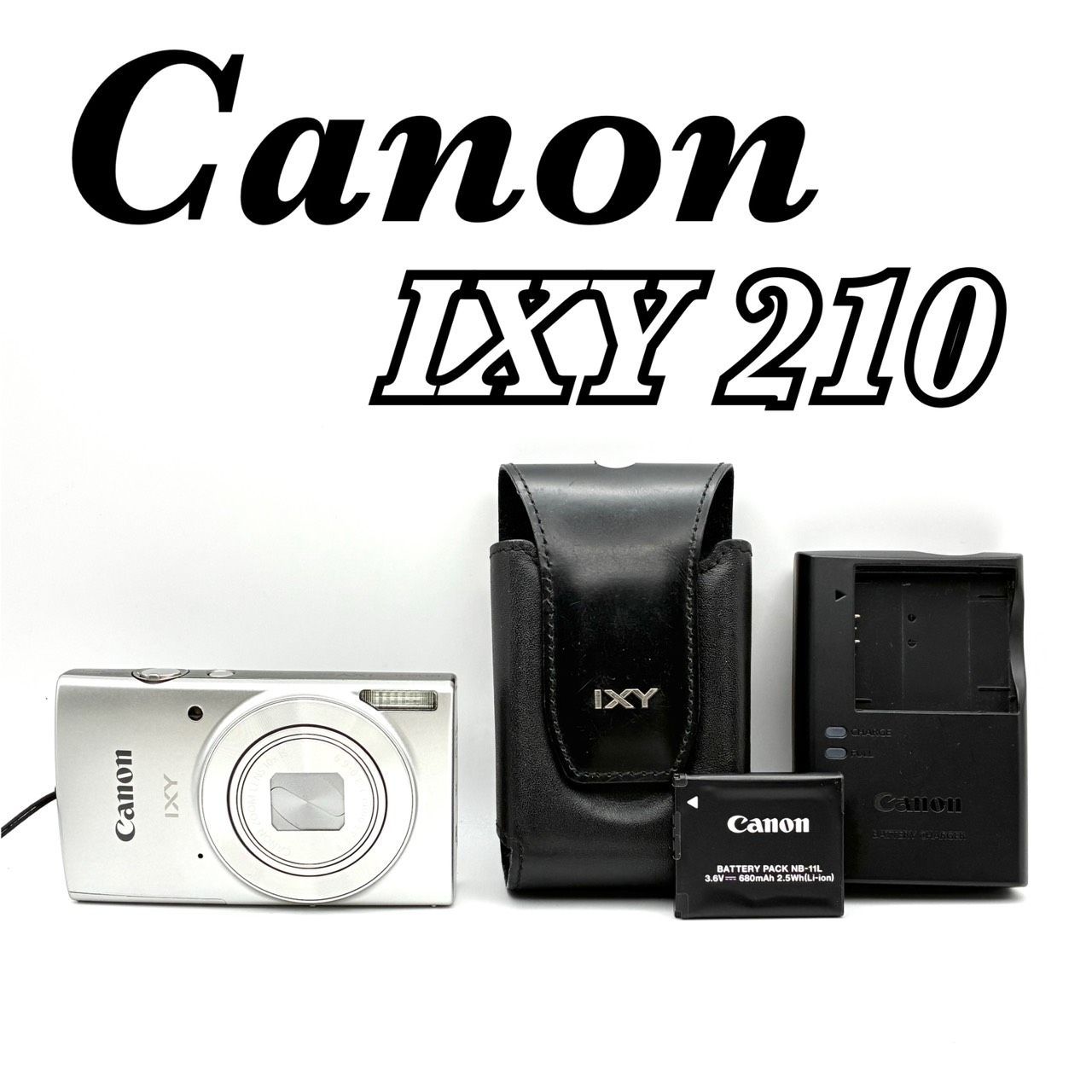 完動品 極美品】専用ケース付き CANON IXY 210 PC2332 キヤノン