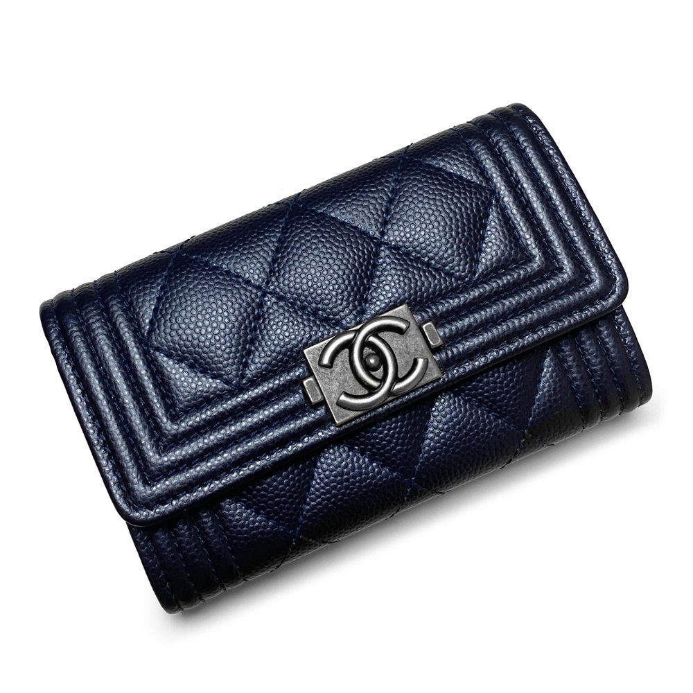 未使用・保管品】シャネル CHANEL カードケース 定期 ボーイシャネル