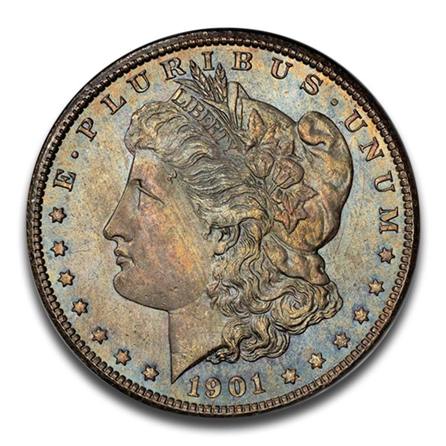 1901-S モルガン・ダラー MS-65 PCGS (Td) - メルカリ