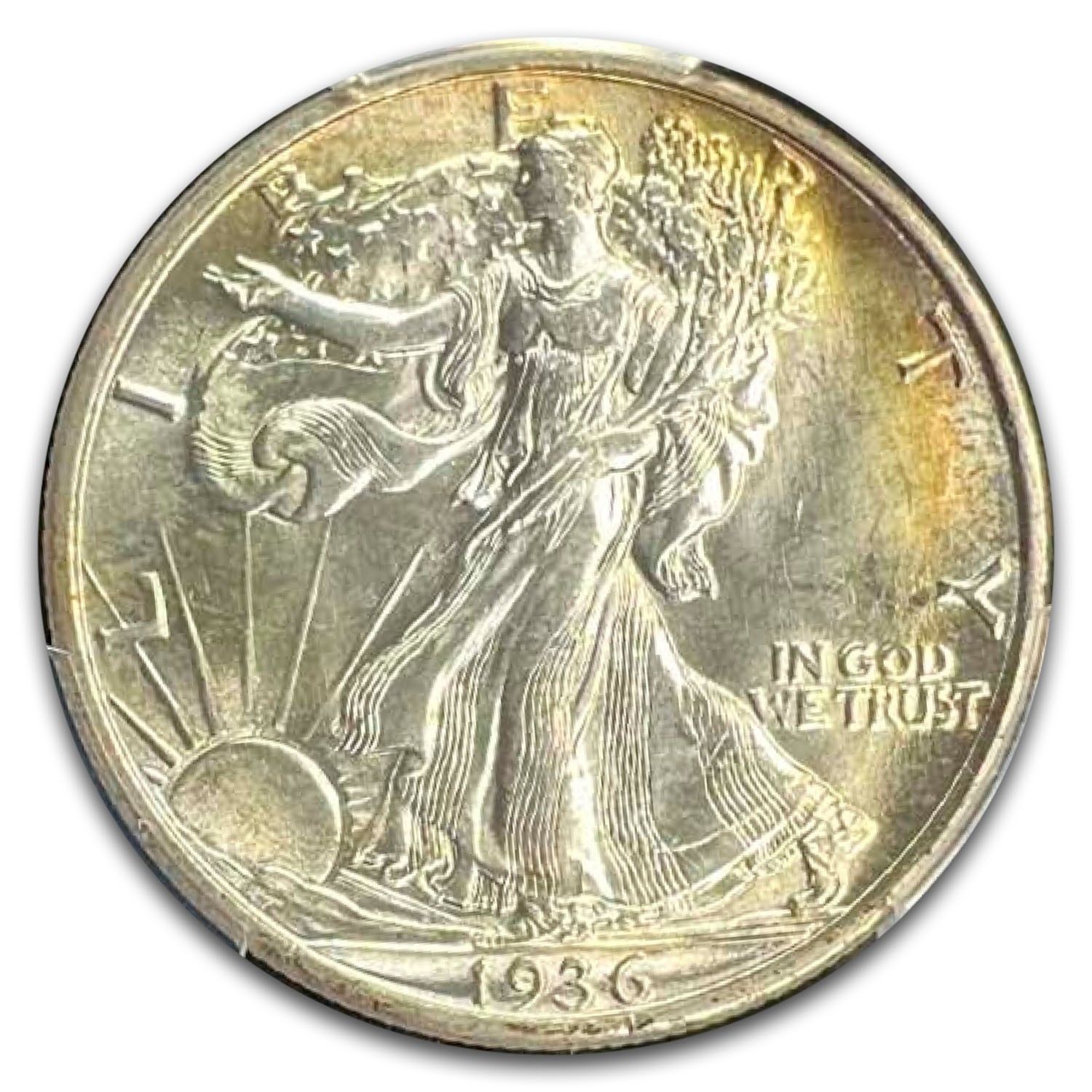 1936-S ウォーキング・リバティ・ハーフダラー MS-66+ PCGS - メルカリ