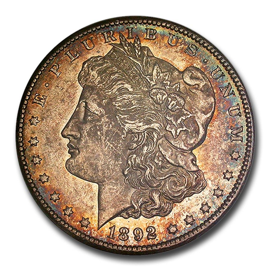 1892-CC モルガン・ダラー MS-63 PCGS CAC - メルカリ