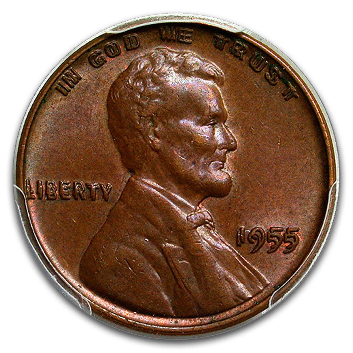 1955年 リンカーン・セント ダブルダイ 表面 AU-58 PCGS CAC - メルカリ