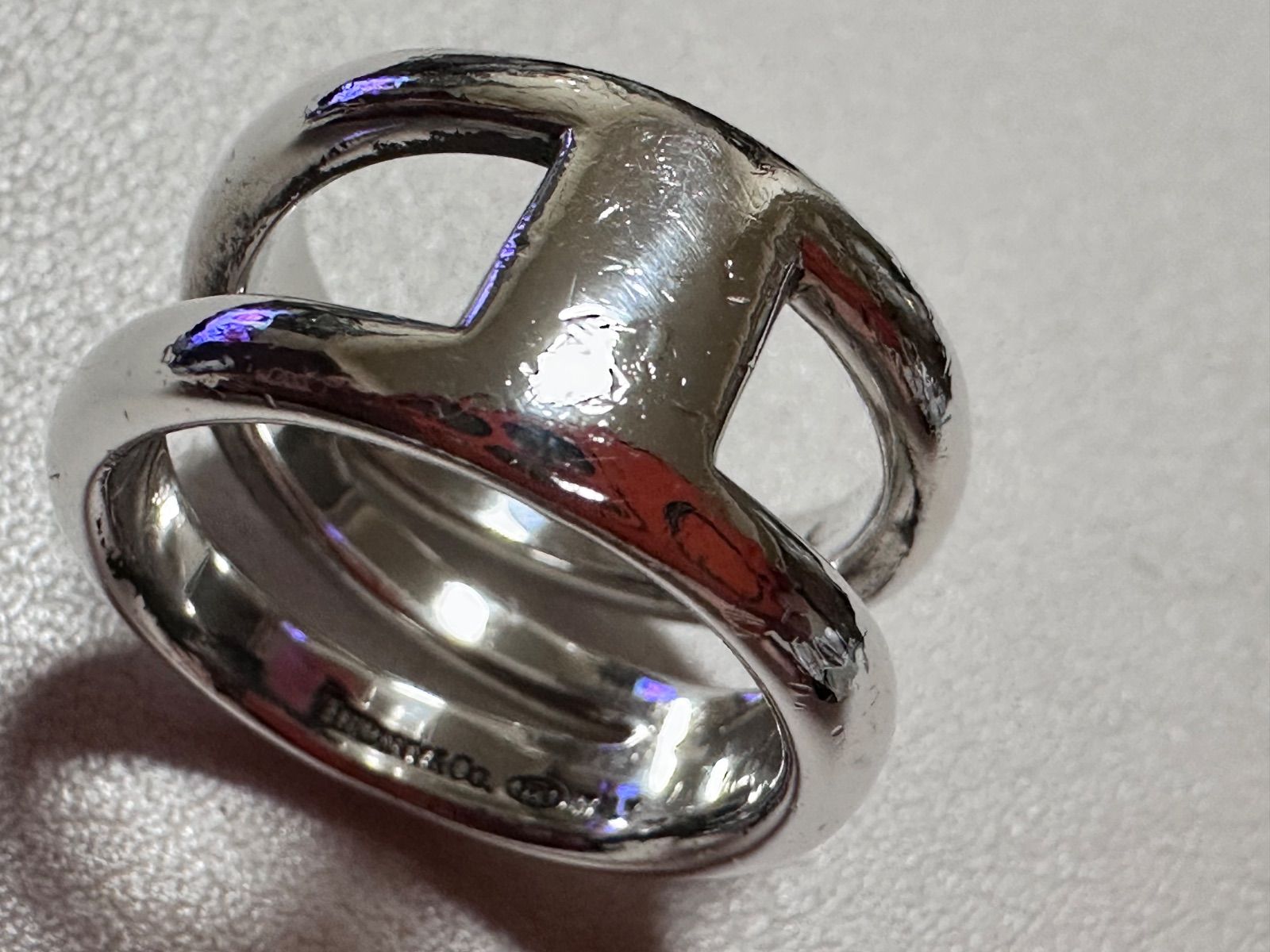 Tiffany&Co. ティファニー オープン ダイアグナルリング 13号 - メルカリ