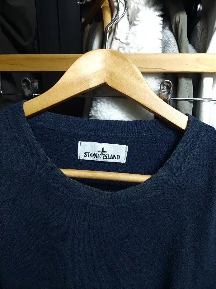 STONE ISLAND ストーンアイランド ネイビー 長袖 ニット 3XL - メルカリ