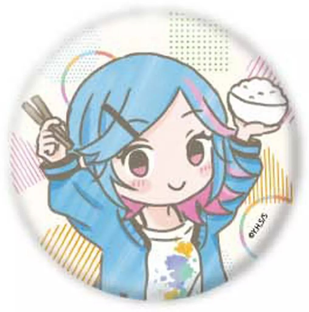 中古】バッジ・ビンズ プリケツ 「変人のサラダボウル 缶バッジ 02