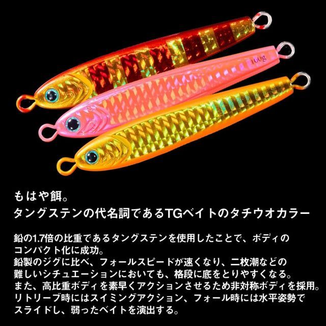 送料無料】ダイワ(DAIWA) タングステンジグ TGベイトタチウオ100g PH