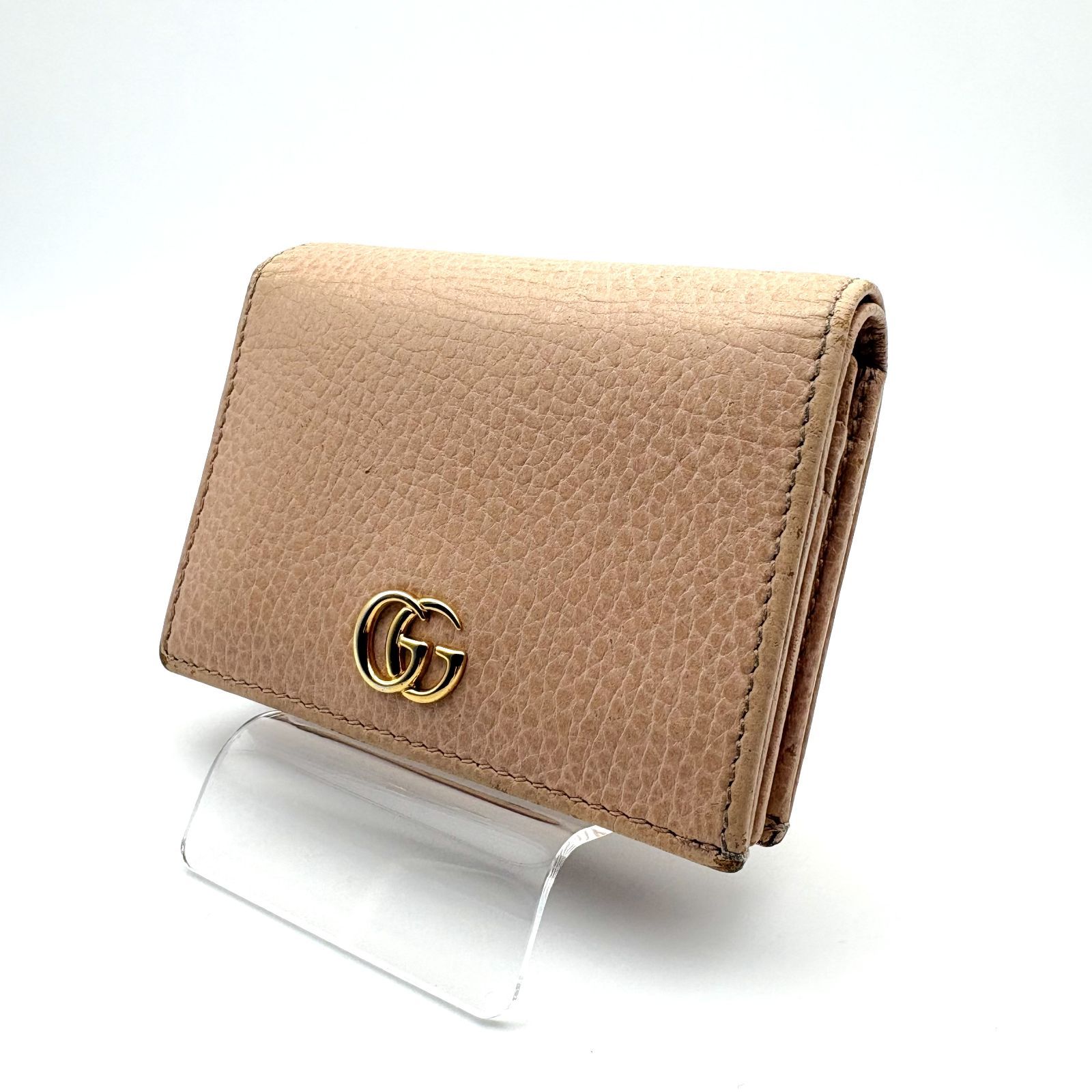 良品 】GUCCI グッチ GGマーモント コンパクトウォレット 二つ折り財布