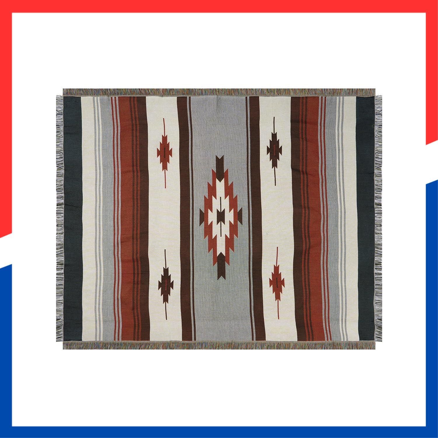 人気商品】グランピングピクニック ネイティブ柄 Forest オルテガ柄