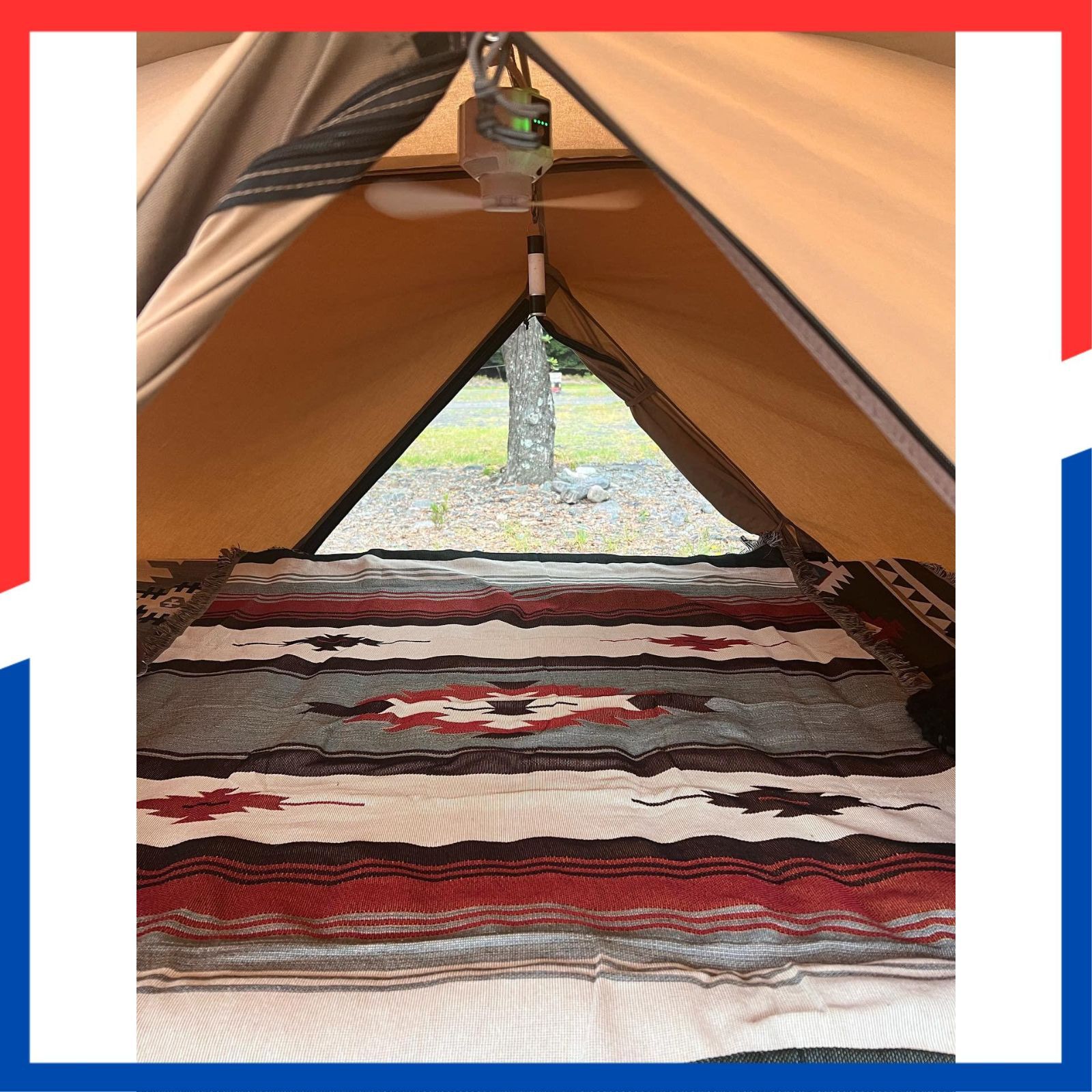 人気商品】グランピングピクニック ネイティブ柄 Forest オルテガ柄