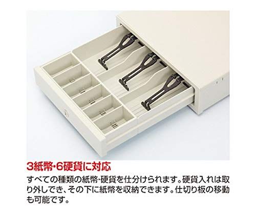 迅速に発送】アズワン キャッシュドロア DSCA-PO3B/6C アイアングレー