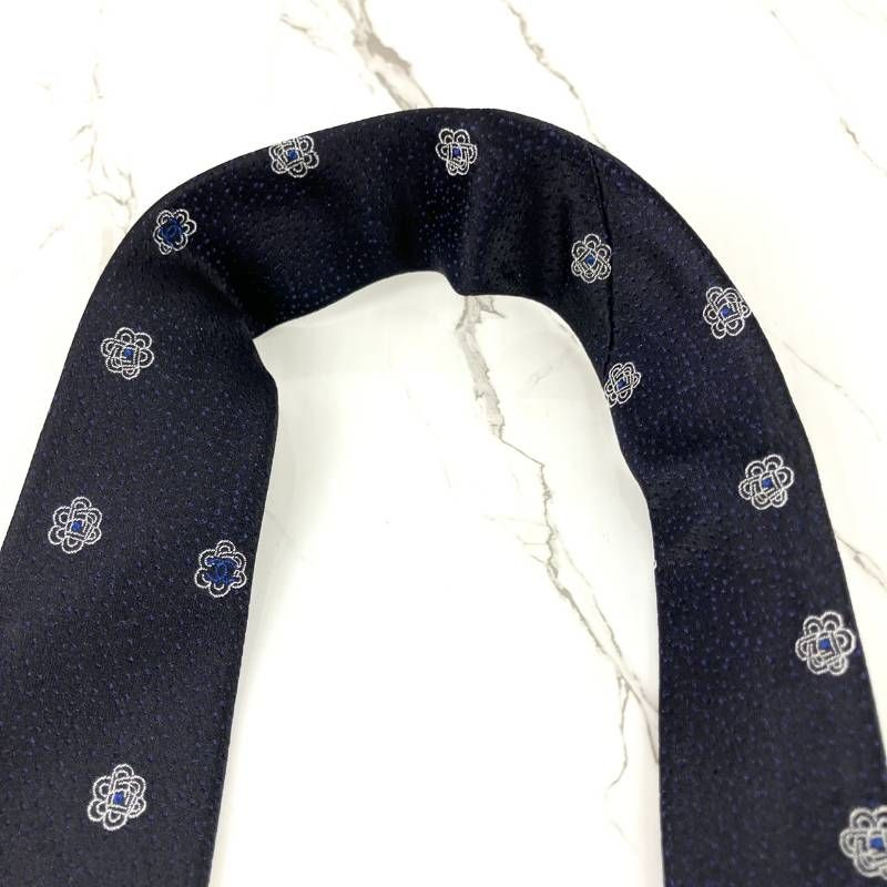 未使用品 CHANEL シャネル ネクタイ ココマーク ロゴ カメリア