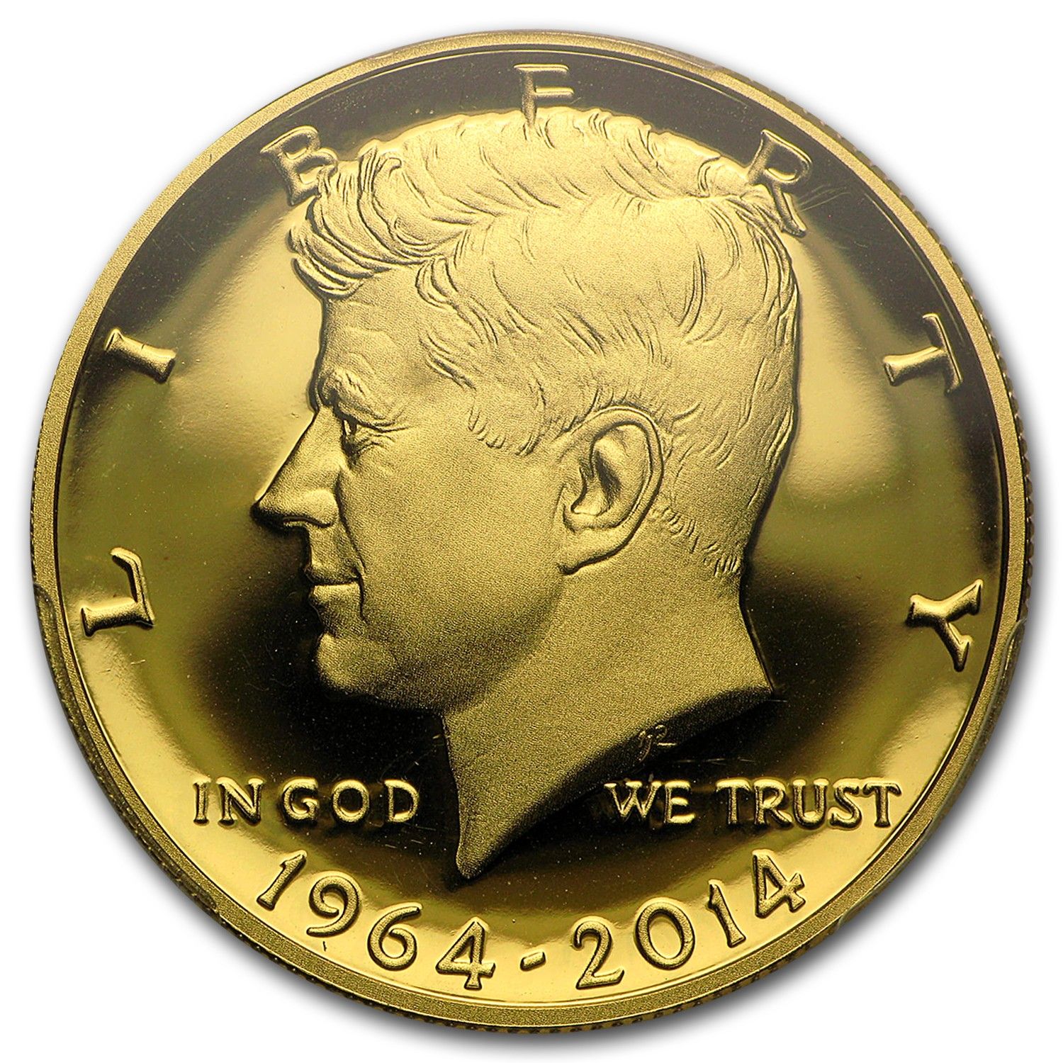 2014-W 3/4オンス ケネディ金貨 1/2ドル PR-70 PCGS - メルカリ