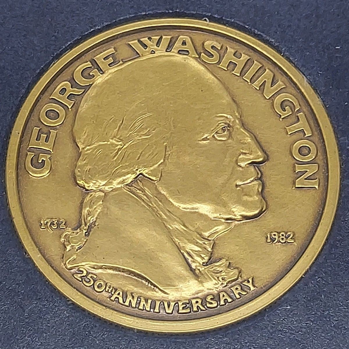 1982年 ジョージ・ワシントン生誕250周年記念 公式メダル 米国連邦議会