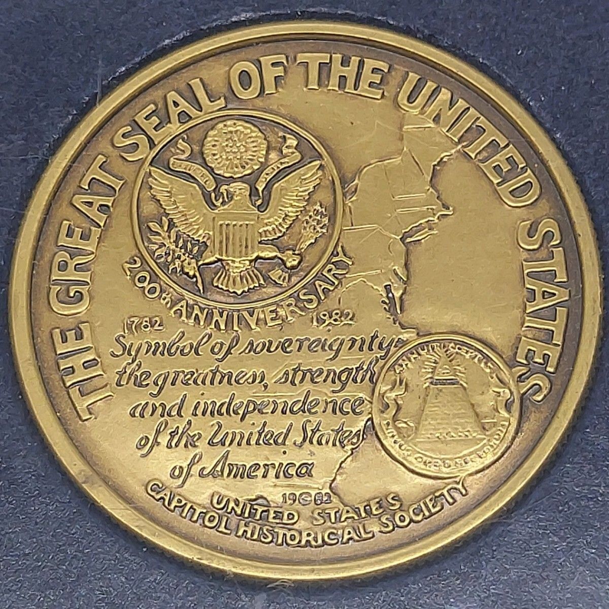 1982年 ジョージ・ワシントン生誕250周年記念 公式メダル 米国連邦議会