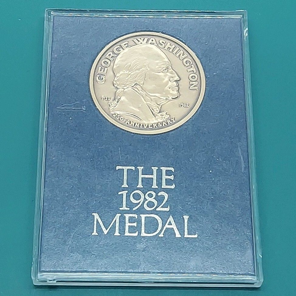 1982年 ジョージ・ワシントン生誕250周年記念 公式メダル 米国連邦議会